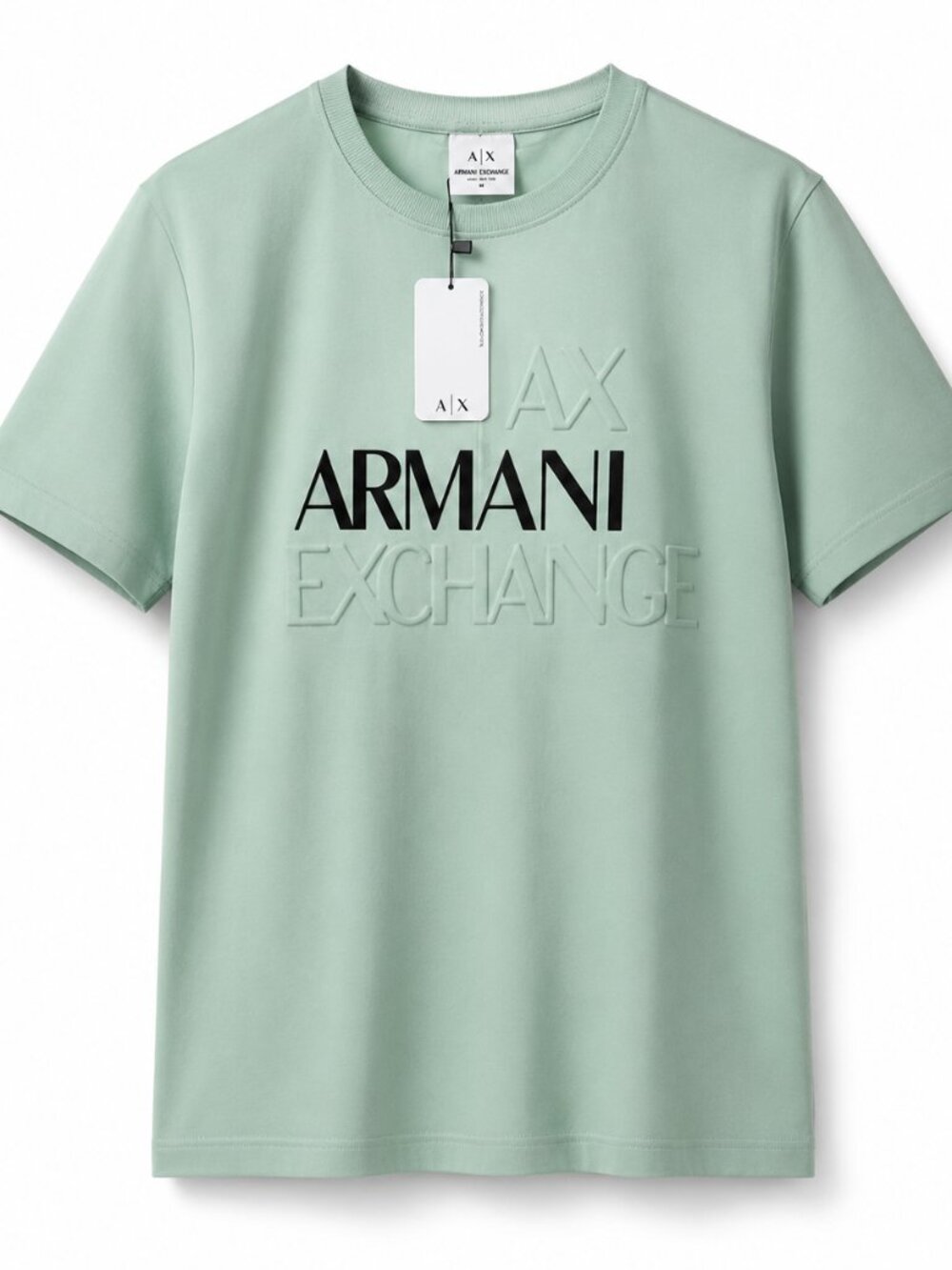 Armani Exchange A|X Men’s Mint Green Logo T-Shirt